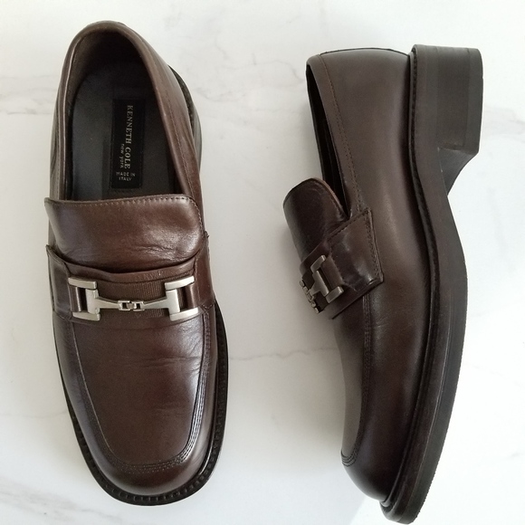 Kenneth Cole Other - Kenneth Cole NEW YORK Brown Horsebit Loafers Shoes